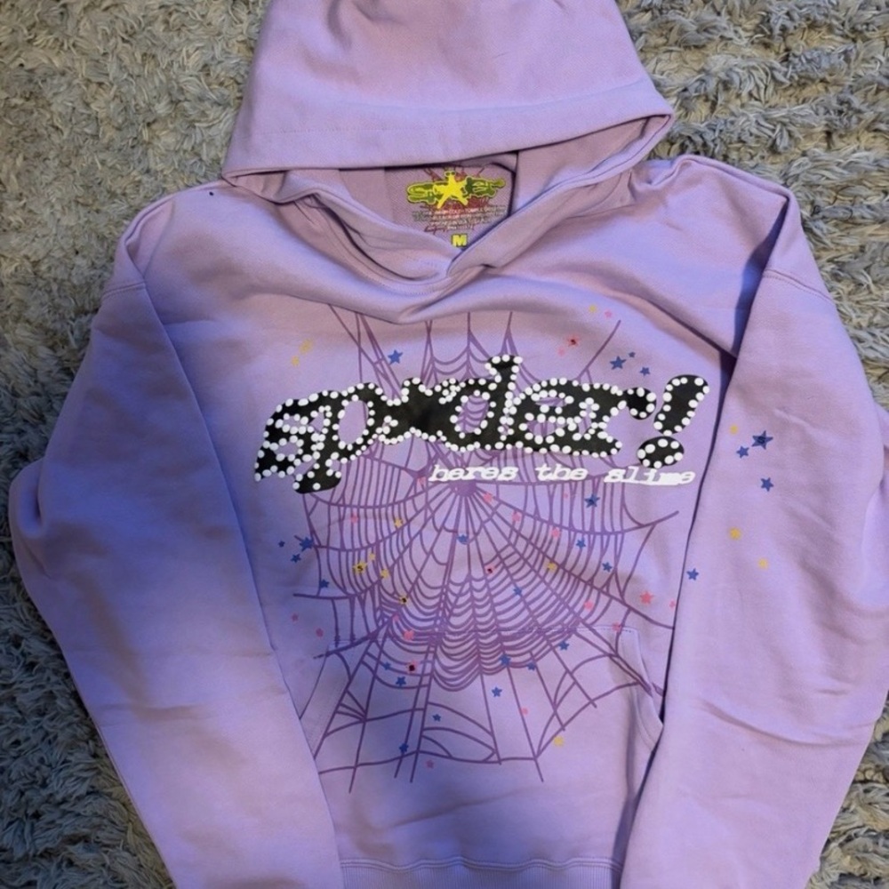 Spider Purple Hoodie for Men